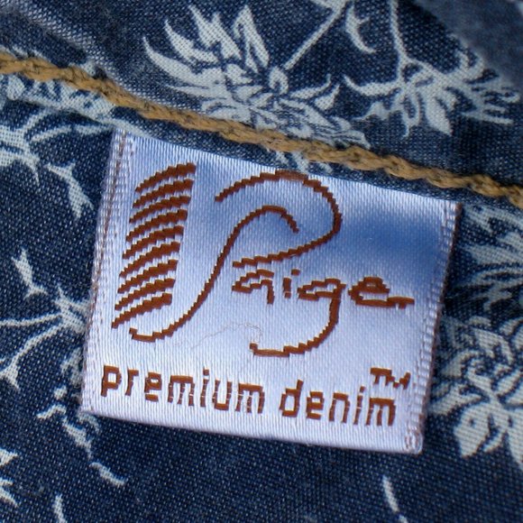 Paige Premium Denim Skyline Drive Dark Wash Tag 27 - Picture 7 of 8